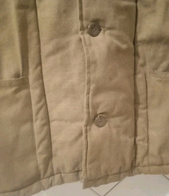 Soviet padded workwear jacket measured flat, size M/L