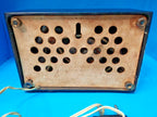 Soviet vintage radio loudspeaker with Zorka script logo on the front panel – detail 5
