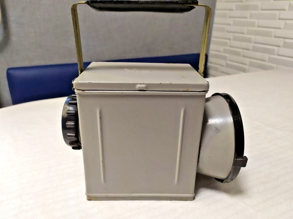 Soviet signal lantern interior with original battery compartment and wiring – detail 7