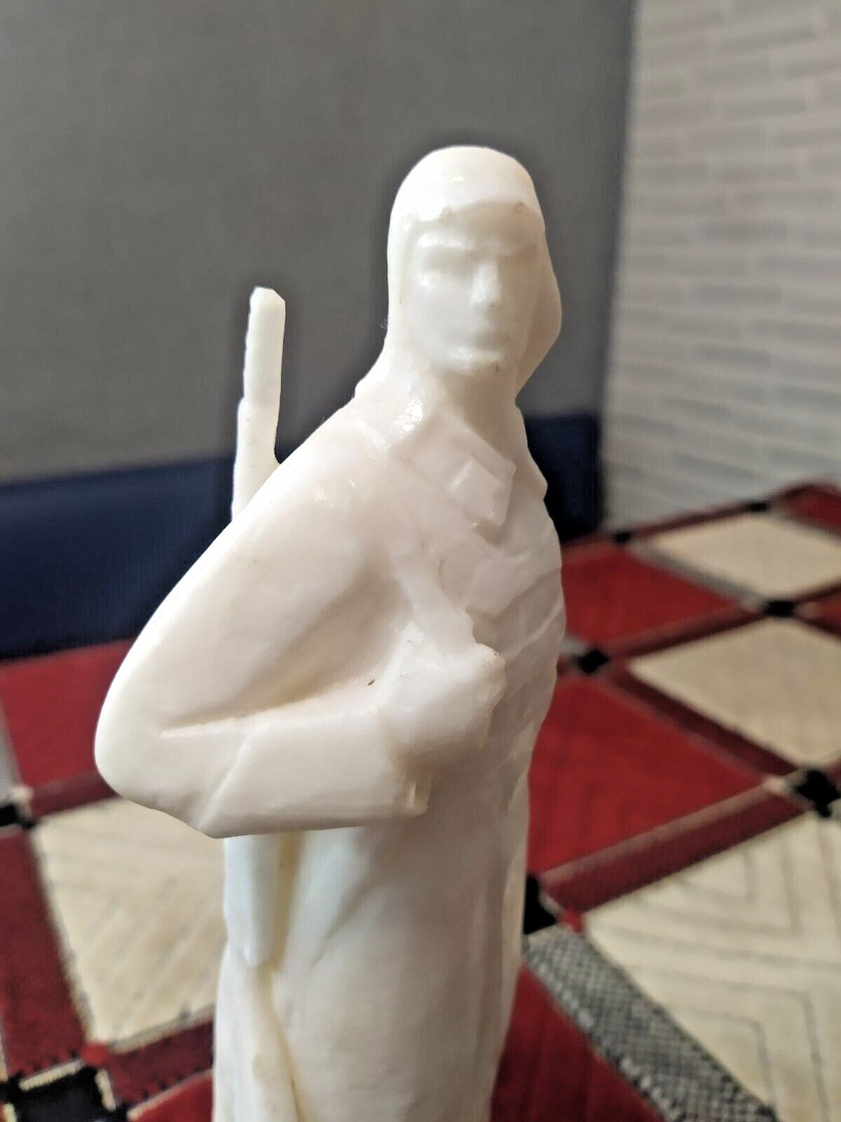 Budenovka cap Red Army figure made of early Soviet hard plastic – detail 9
