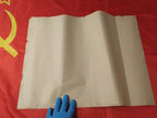 Torn top edge and fold lines on the Soviet safety poster – detail 7