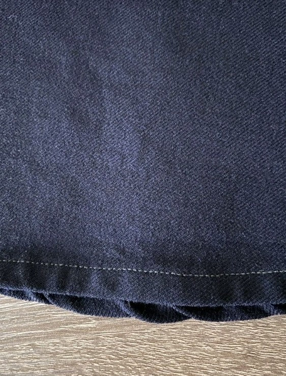 Hand-sewn cuffs on the USSR school uniform dress – detail 6