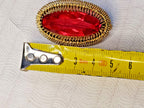 Vintage Soviet jewelry brooch with filigree wire frame – detail 11
