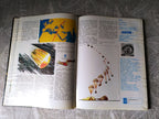 Soviet space memorabilia book page with rocket and orbital station diagrams – detail 8