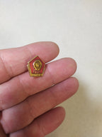 USSR space program badge, vintage cosmos memorabilia