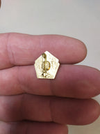 Old Soviet Luna-2 pin reverse and fastening