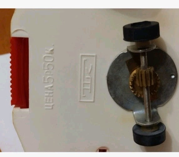 Bottom of the space rover toy with factory logo, 5 rub 50 kop price and OTK stamp – detail 9