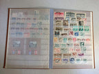 Eastern Bloc stamps arranged behind protective strips on album pages – detail 13