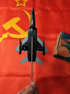 Heavy metal display stand for the Soviet Su-15 model – detail 10