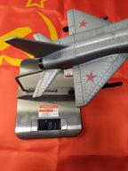 Original Soviet cardboard box labeled Samolet (Airplane) – detail 9