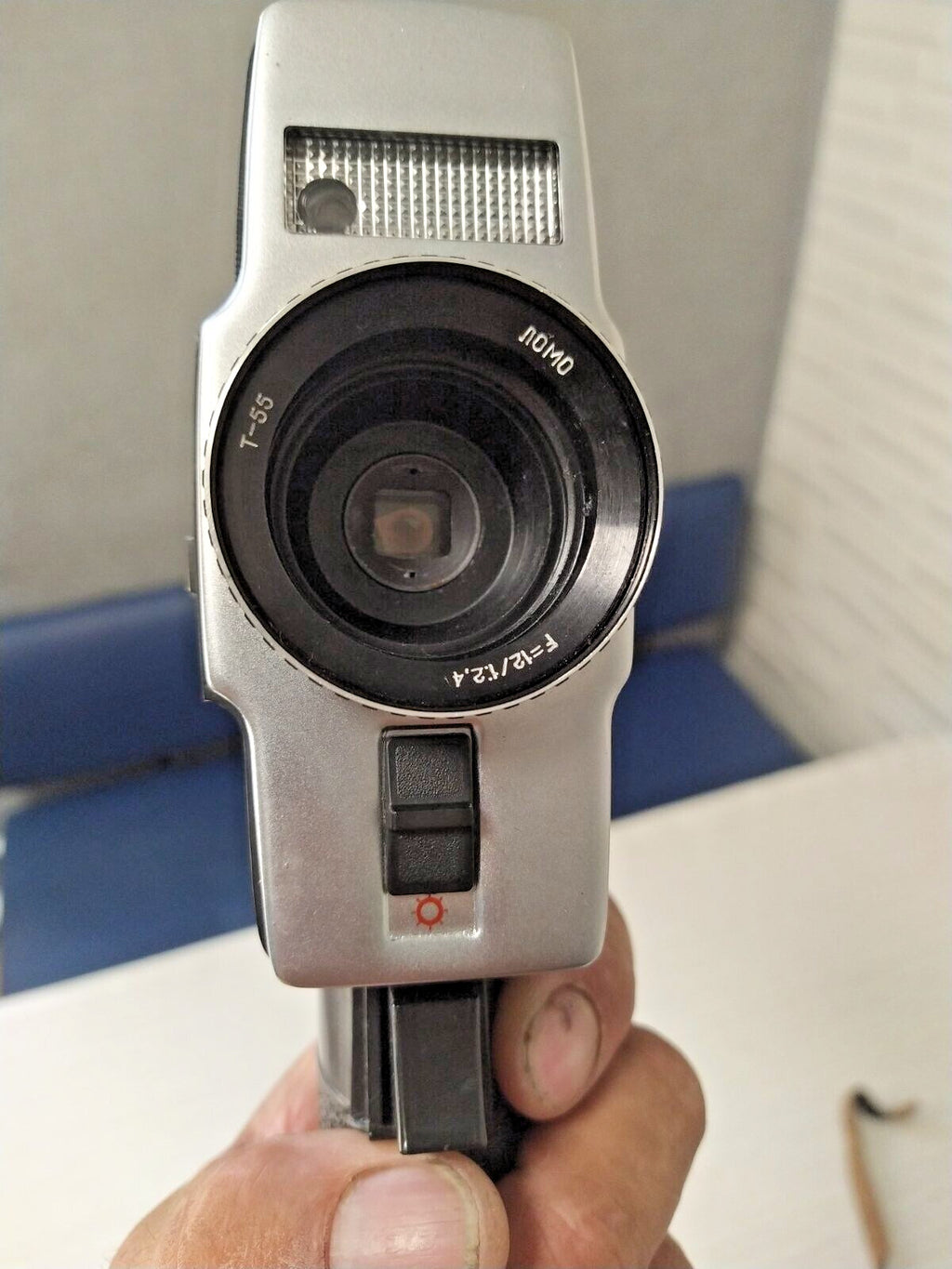 LOMO Aurora-219 movie camera with fixed T-55 12mm f/2.4 lens – detail 14