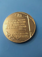 Soviet space program medal 60 mm in original plastic case – detail 6