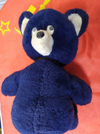 Vintage Soviet plush bear face with black plastic eyes and molded nose – detail 11