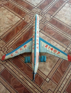 Tu-104 Aeroflot toy with blue, white and red lithograph graphics