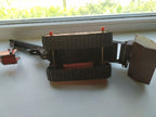 Vintage Soviet toy tracked digger with extended boom and bucket – detail 5
