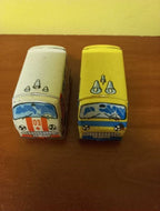 Soviet tin toys RAF-977 ambulance with lithographed red cross markings – detail 5