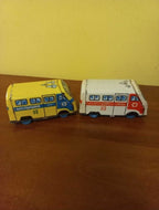 RAF-977 Militia tinplate toy van with Russian lettering – detail 6