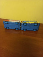 Soviet tin toys RAF-977 ambulance with lithographed red cross markings – detail 8