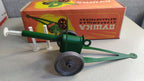 Original cardboard box of the Soviet shooting metal cannon toy – detail 9