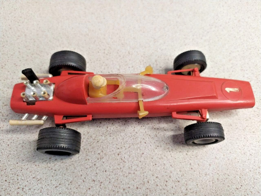 Underside of the USSR toy car with factory mark and price 1 ruble 10 kopecks – detail 6
