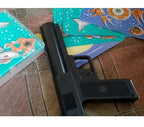 Light shooting range toy target with shark, jellyfish and fish design – detail 6