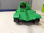 Remote control toy tank with wired four-button controller – detail 5