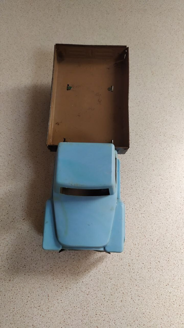 USSR toy truck GAZ-53 style, industrial display piece – detail 7