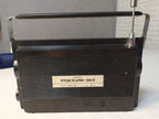 Vintage Soviet portable radio Rossiya-303 back panel with GOST marking and rubles price – detail 5