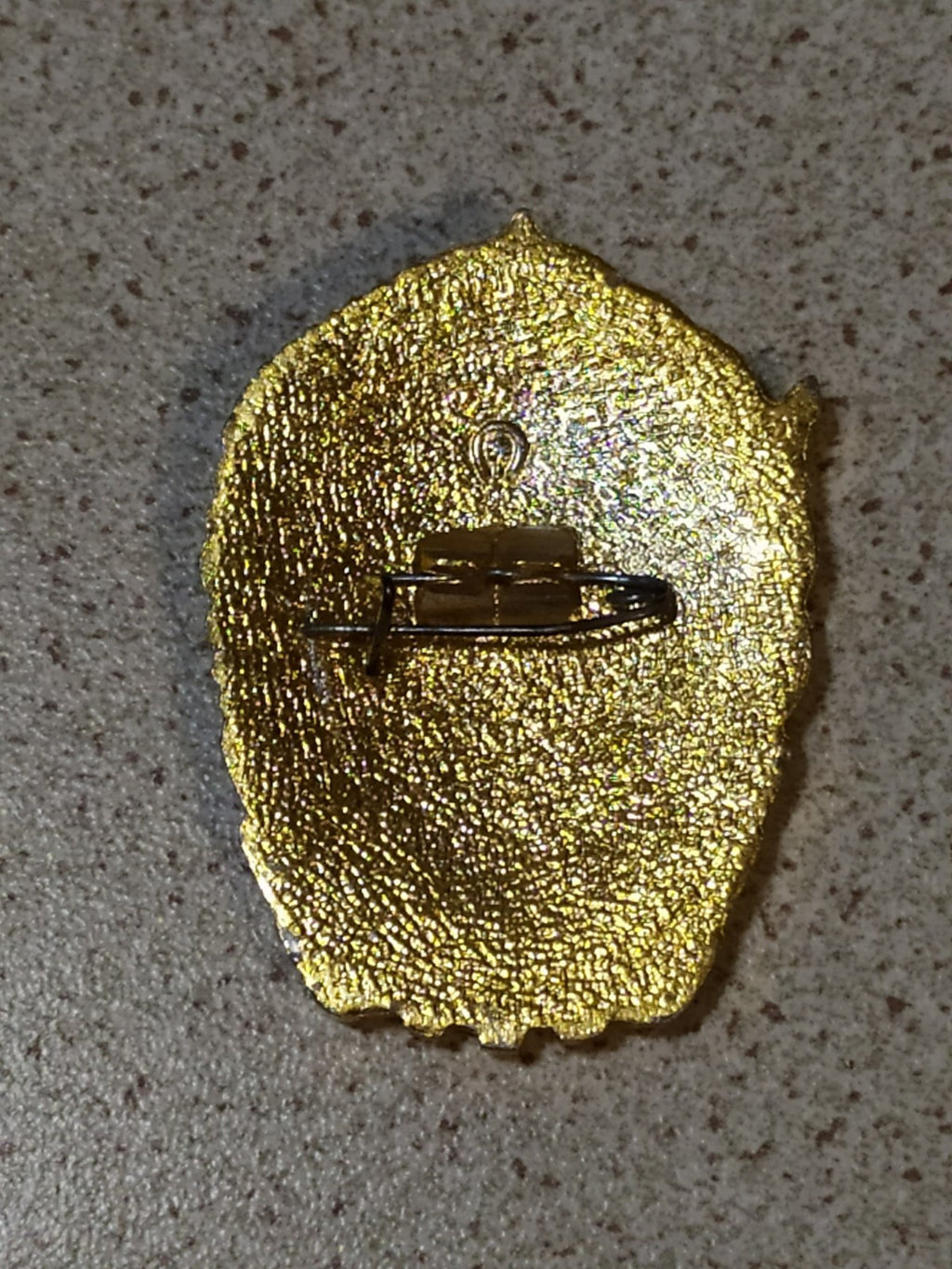 Soviet badge marking the 11th Five Year Plan, close-up – detail 6