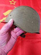 Original USSR steel helmet interior with size 1