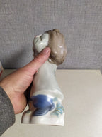 Korosten porcelain Kozak figurine bottle with sack on his back – detail 11
