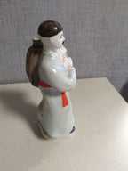 Korosten porcelain Kozak figurine bottle with sack on his back – detail 8