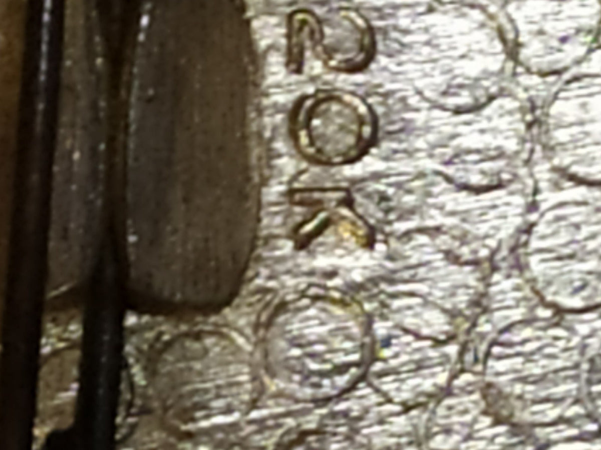 Reverse of the vintage Soviet 50 years badge