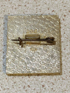 Soviet emblem pin for the fiftieth anniversary 1922-1972, front view – detail 5