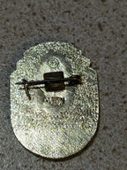 Soviet hammer and sickle pin badge from the October Revolution anniversary – detail 5