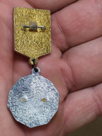Soviet Young Guard of the Five-Year Plan badge front view – detail 5