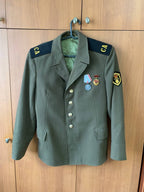 USSR military jacket, Soviet Army soldier's uniform, front view
