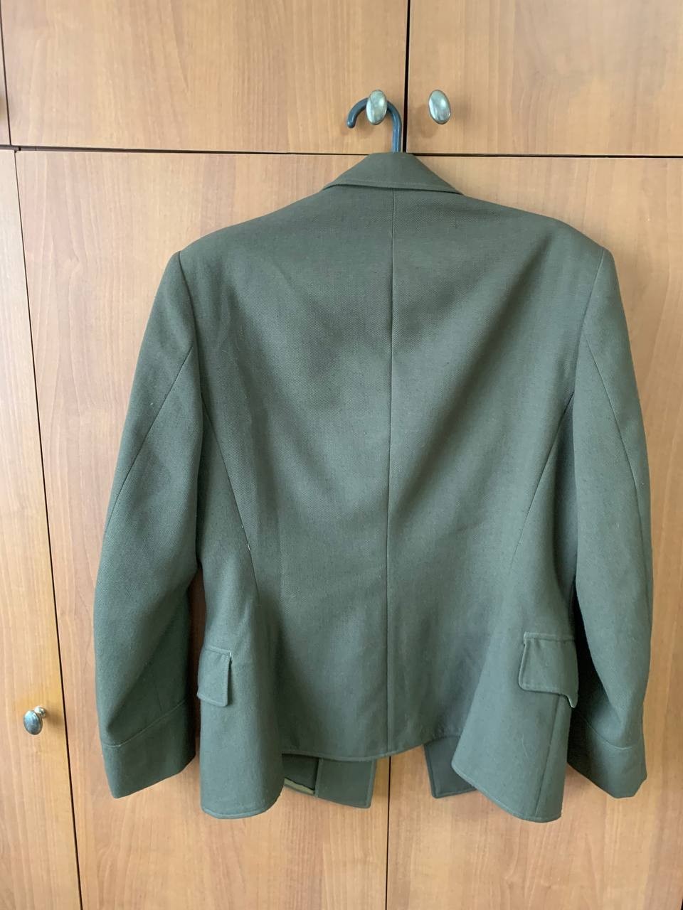 Soviet soldier jacket, close-up of the collar and buttons – detail 12