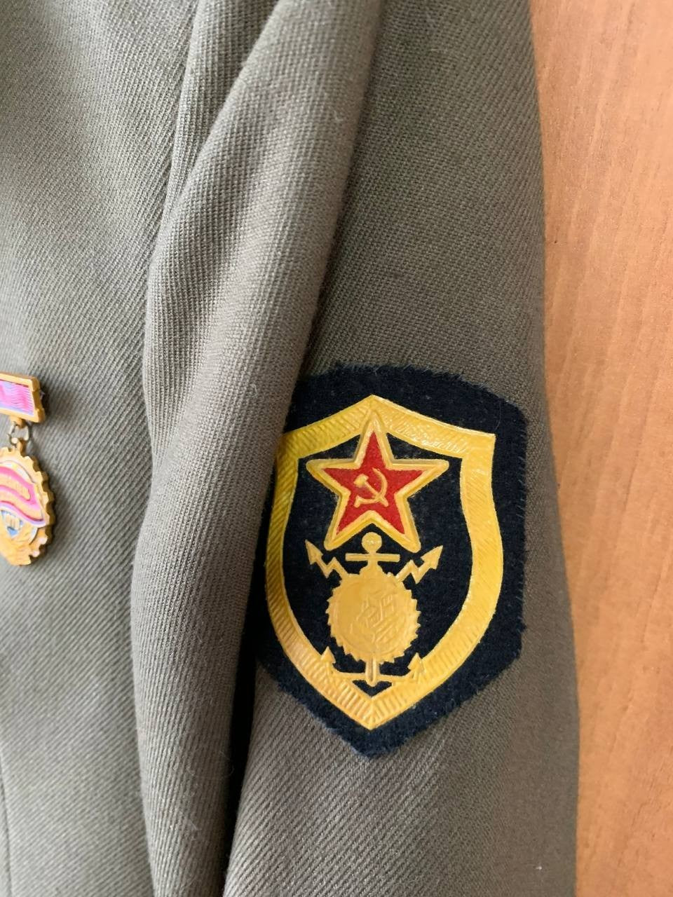 Original Soviet military uniform for sale, details and signs of age