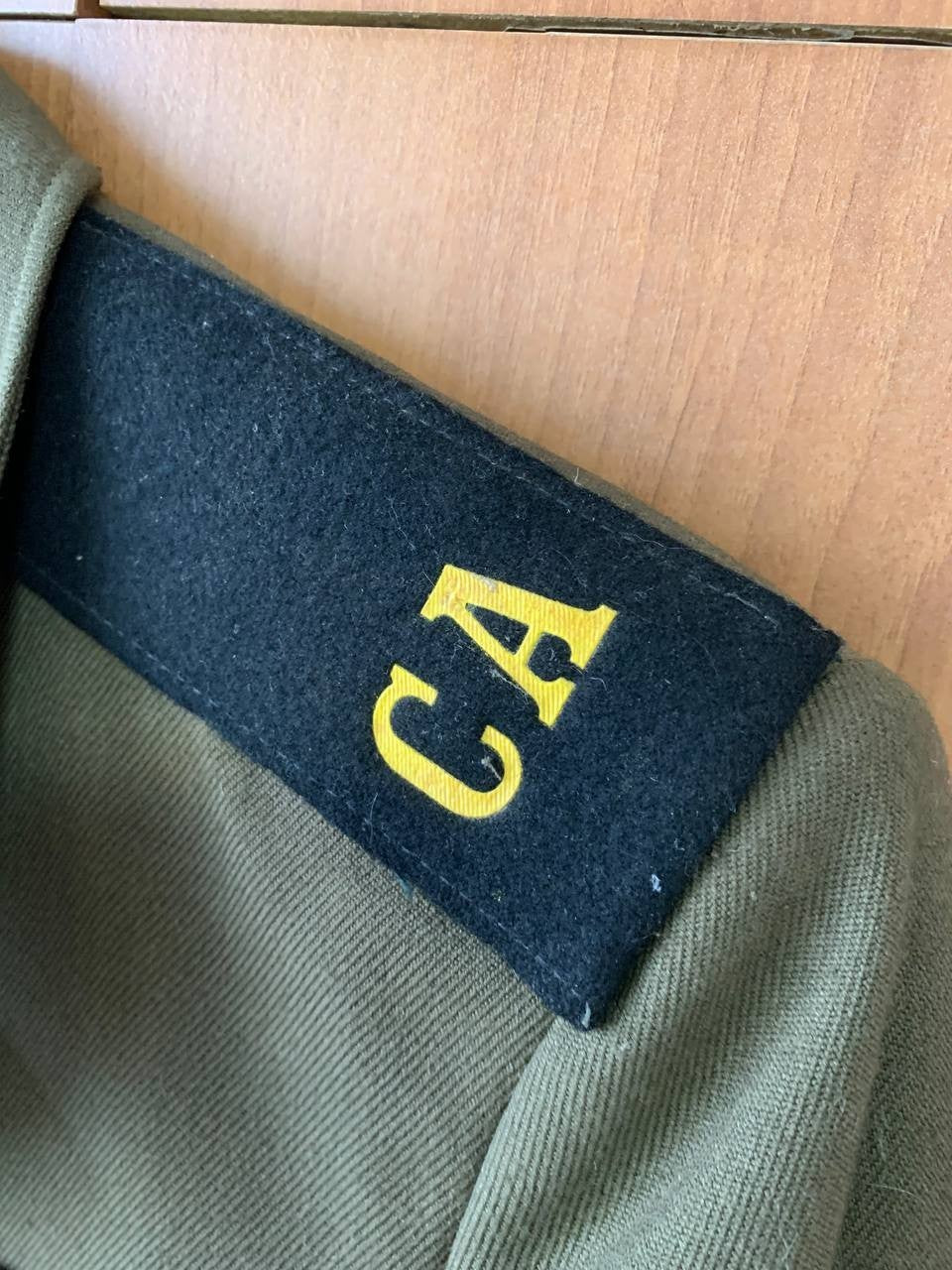 Soviet Army uniform jacket from the 1976-1989 era, back view – detail 5