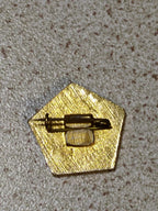 Reverse of the Soviet quality mark pin badge