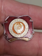 USSR coat of arms pin from the CPSU congress