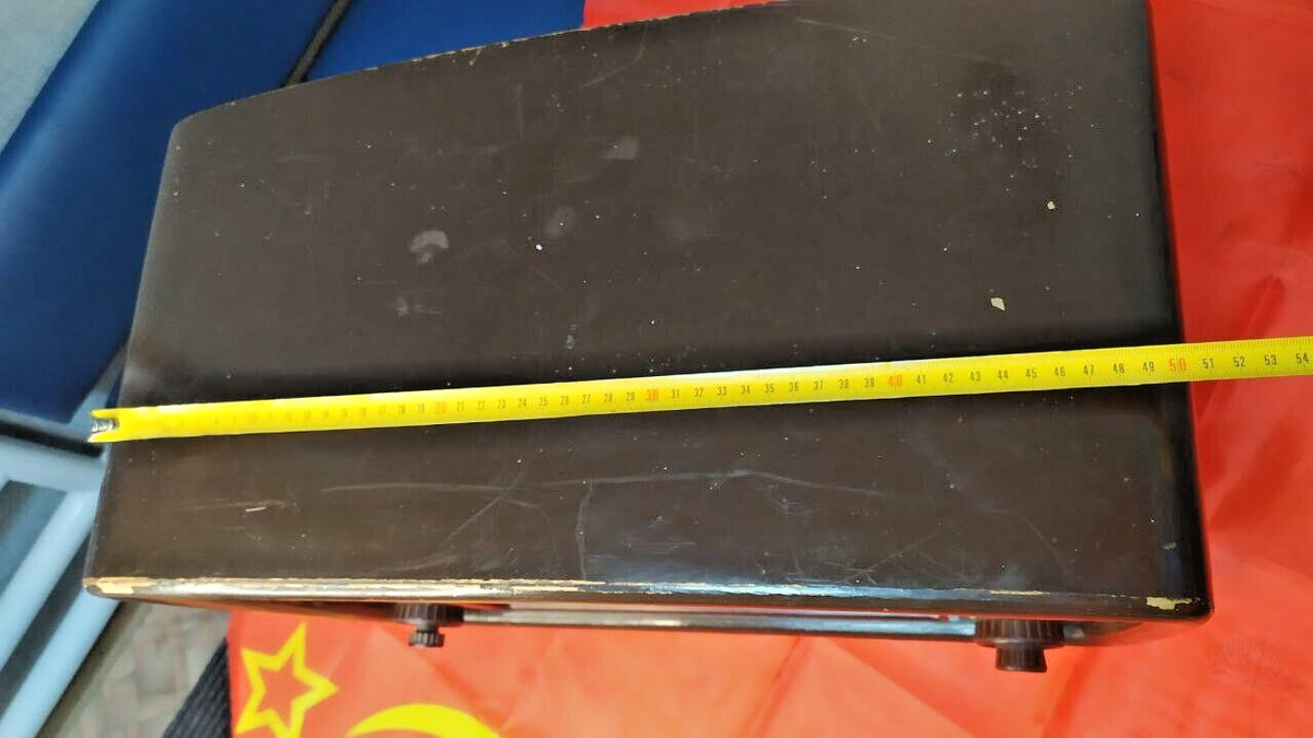 VEF Baltika rear fiberboard panel with logo and GOST-51 marking – detail 12