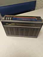 Vintage Soviet radio Spidola 230-1 vertical tuning scale on front panel