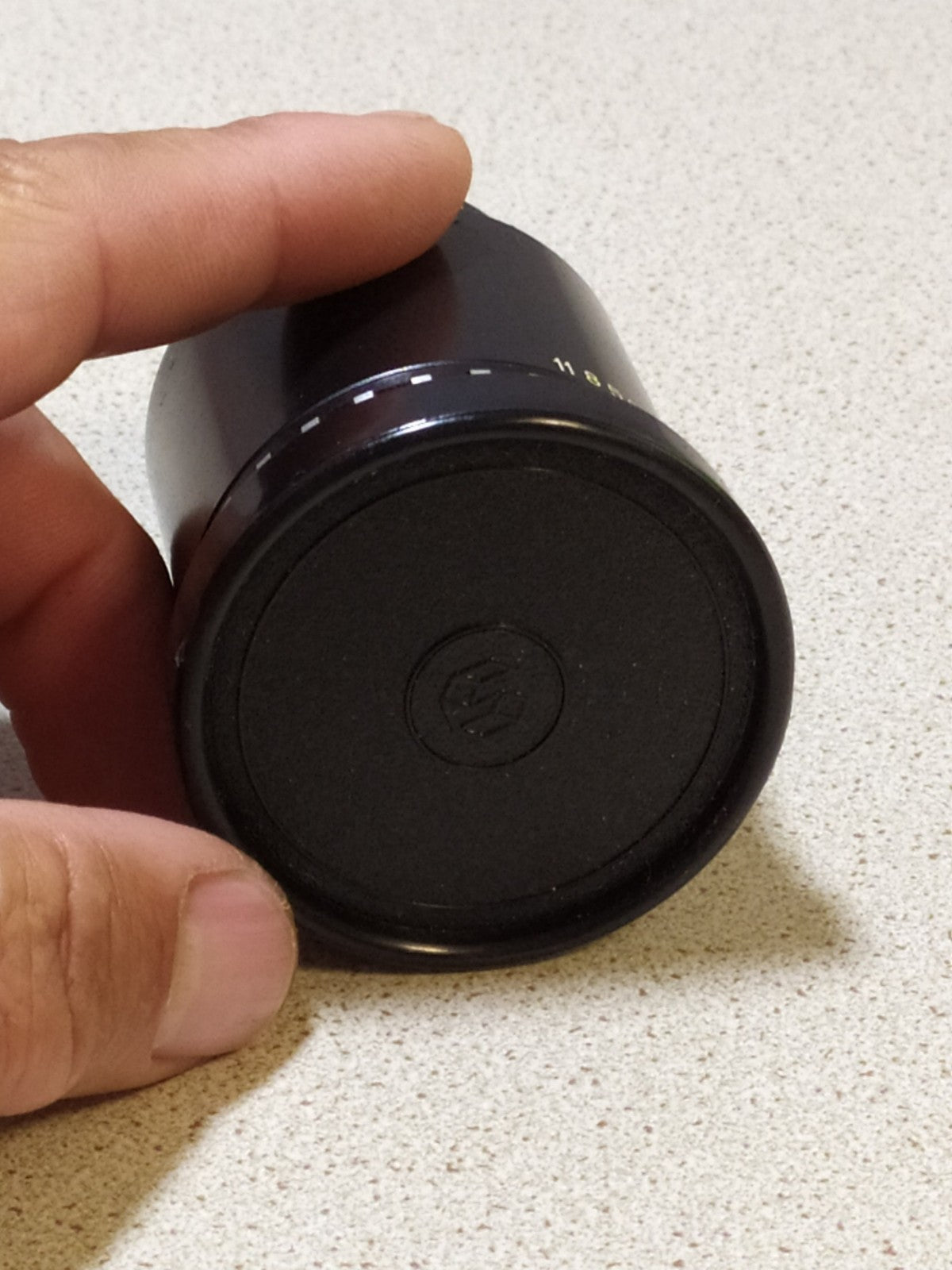 Soviet vintage lens Vega-11U with front and rear caps – detail 13