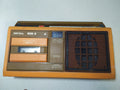 Vesna 309-2 Soviet cassette recorder in orange and brown plastic casing