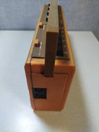 Open cassette compartment and battery compartment of a USSR tape recorder – detail 7