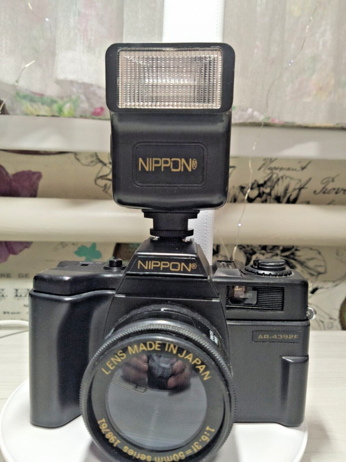Point and shoot film camera kit with soft case, lens cap and lens hood