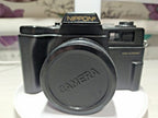 Point and shoot film camera kit with soft case, lens cap and lens hood – detail 6