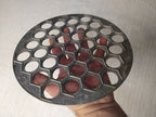 Russian dumpling mold with pockets, close-up view